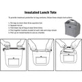 Durable Roll-Top Insulated Lunch Tote Bag