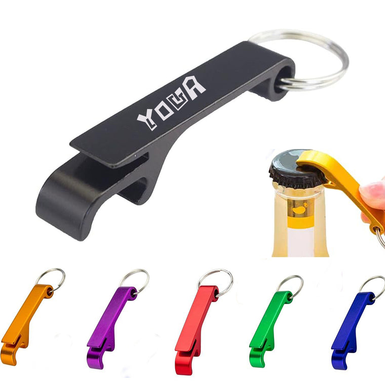 Aluminum Alloy Beer Bottle Opener Keychain