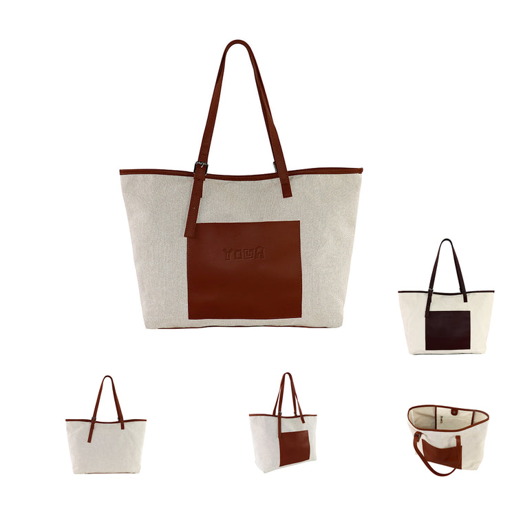 Heavy-duty Cotton Canvas Tote Bag with Voltage Logo