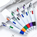 4-In-1 Multicolor Retractable Pen With Carabiner