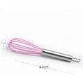 6-Inch Stainless Steel Mini Manual Egg Whisk
