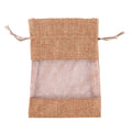 Small Linen Window Drawstring Pocket