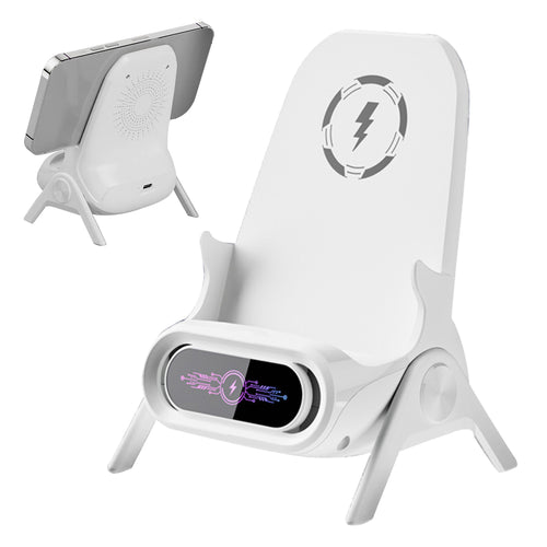 15W Portable Phone Wireless Charging Station Chair-Shaped