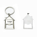 House Shaped Bottle Opener Keychain