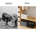 Adjustable Shoe Organizer Bin For Closet Wardrobe