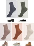 Women'S Soft Cotton Ankle Socks 5-Pack