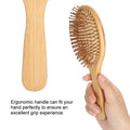 Wooden Hair Brush With Air Cushion
