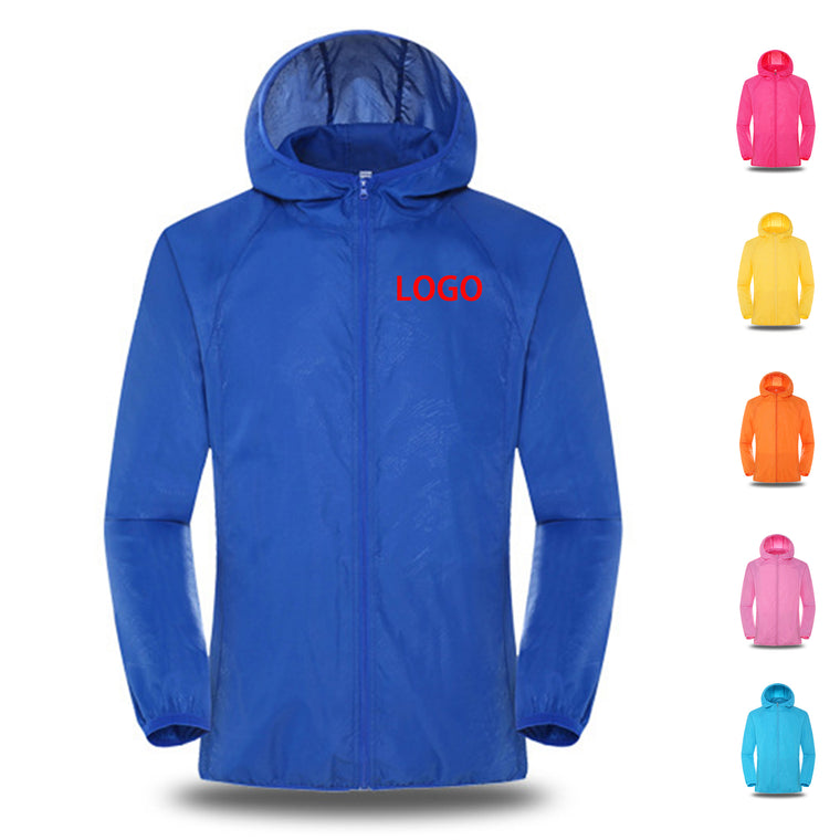 Unisex Outdoor UV-Protective Packable Lightweight Jacket