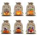 Halloween Pumpkin Drawstring Candy Pouch