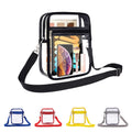 Clear PVC Crossbody Purse Bag