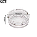 Transparent Glass Round Chimney