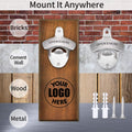 Wall-Mounted Magnetic Beer Opener