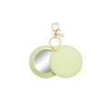 Round Leather Compact Mirror
