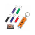 Slim Led Flashlight With Rotating Keychain