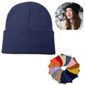 Unisex Cuffed Winter Beanies