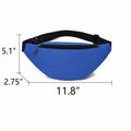 Oxford Half Moon Belt Bag / Fanny Pack / Crossbody Bag