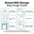 30PCS Disposable Portable Breast Milk Storage Bags