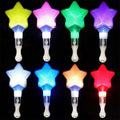 Colorful Star Shaped Glow Stick Wand