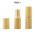 5ml Refillable Empty Bamboo Lipstick Tube/ DIY Lip Balm Tube