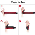 Sports Compression Wrist Bandage - Elastic Fitness Wrap