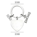 Class of 2026 Heart Graduation Keychain
