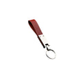 Colored Leather Metal Keychain