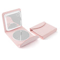 Dual-Fold Makeup Mirror With Lights