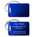 Stainless Steel Personalized Luggage Tags