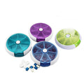 Travel Portable 7 Compartment Vitamin Medicine Organizer Box
