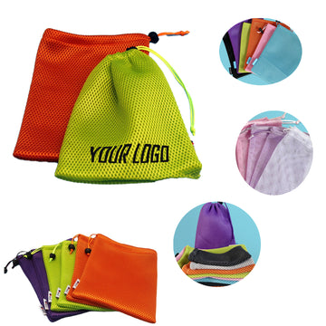Mesh Drawstring Pocket