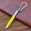 6 In 1 Metal Tool Pen With Carabiner