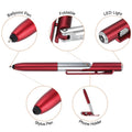 Multifunction Touch Screen Ballpoint Pen With Led Light
