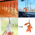 Color Changing Car Mirror Hanging Duck