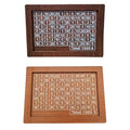 Reusable Wooden Money Box With 1000 Money Saving Target
