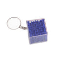 Mini Plastic 3d Cube Maze Puzzle Keychain