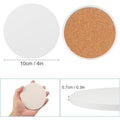 Custom 4 Inch Round Ceramic Coasters with Full Color Imprint