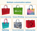 Portable Reusable 6 Bottle Felt Wine Carrier