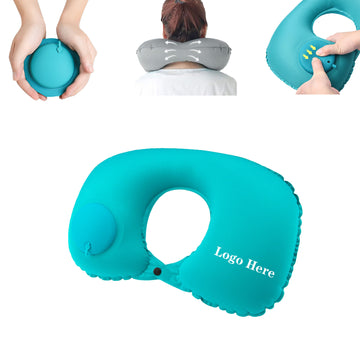 Comfortable Inflatable Neck Travel Pillow