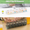 Weekly Vitamin Organizer 7 Days Pill Box