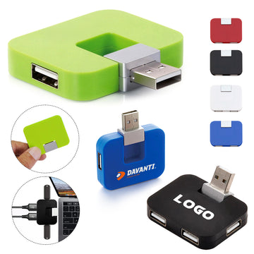 4-Port Usb Hub For High-Speed Data Expansion