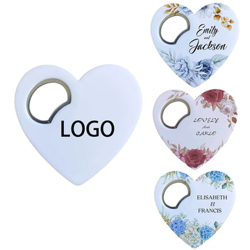 Portable Heart Shaped Beer Opener Magnetic Fridge Magnet
