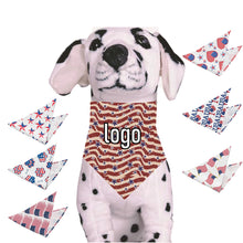 Custom American Flag Dog Bandana