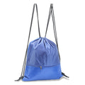 Polyester Drawstring Sports Backpack With Zipper Pocket