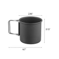 Camping Cup With Foldable Handle