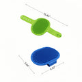 Pet Bath Comb Brush With Adjustable Ring Handle