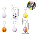 1.6" PU Foam Sport Balls With Keychain
