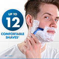 3-Layer Swedish Steel Razor with Lubricating Strips