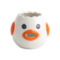 Cute Chicken Shape Porcelain Egg Yolk Egg White Separator