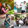 20Oz Foldable Travel Water Bottle Cup