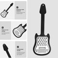 Stainless Steel Guitar Shaped Peeler